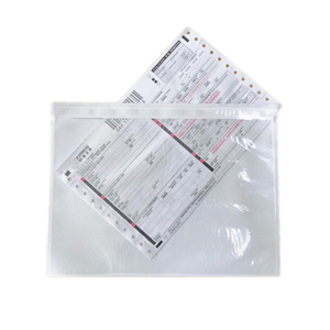 Tùy chỉnh rõ ràng đóng gói danh sách Pouch 10x6.5 "không thấm nước hóa đơn kèm theo bao bì danh sách phong bì Ziplock A4 A6 lô hàng lưu ý pock - Product Image 1