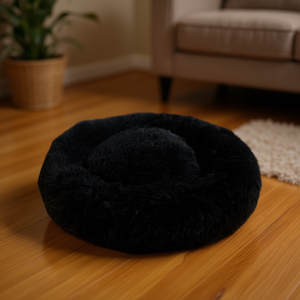 Cuccia per Cani di Lusso in Velluto Nero Pavone 75*75cm YM4281D - Product Image 2