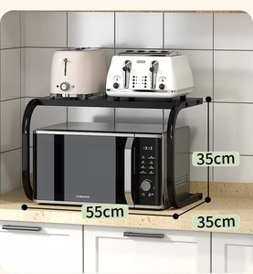 Étagère de cuisine étagère de rangement multicouche étagère d'assaisonnement comptoir cuisine multifonctionnelle étagère <span class=keywords><strong>micro</strong></span>-ondes dessus de <span class=keywords><strong>table</strong></span> - Product Image 6