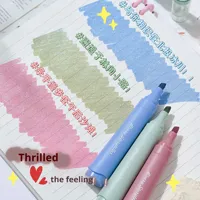 Surligneur pailleté doux, lot de 4 couleurs, protection des yeux, stylo brillant, marqueur de point clé, stylo de dessin pour journal graffiti