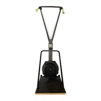 Máquina de esquí comercial de acero plegable resistente al viento, entrenador de tirón alto de doble brazo con resistencia ajustable, para uso en gimnasios domésticos