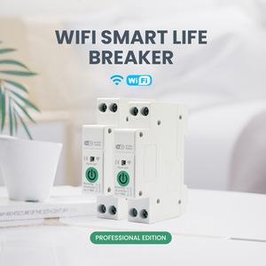 Graffiti Wifi Smart Circuit Breaker 1-63A Miniature With Electricity Meter <b>Remote</b> <b>Control</b> For <b>Universal</b> Use - Product Image 1