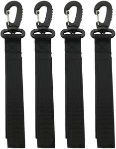 Kayak Paddle Holder Hanger dupla face adesivo Pesca Kayak Rack de armazenamento com Nylon Strap Belt e Paddle Clip - Product Image 3