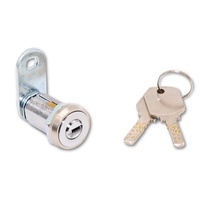 Cylindre de clé central en laiton avec serrure de tiroir en alliage de zinc Serrures de classeur de bureau sûres pour applications de porte