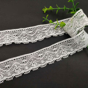 Ruban de dentelle tissée au crochet en fil de <span class=keywords><strong>coton</strong></span>, pour vêtements, rideau, accessoires de jouet, jupes, oreillers, moustiquaires - Product Image 2