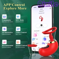 AI APP Rose Toy Jouet sexuel vibrant pour adultes, avec fonctions de succion et de léchage, godemiché amovible, écran LCD, vibrateur clitoridien, nouveautés sexuelles