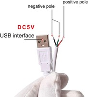 Câble variateur de lumière LED USB avec interrupteur marche/arrêt 5V DC pour le contrôle de la luminosité et de la couleur des ampoules et bandes LED