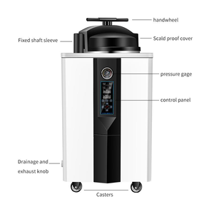 Autoclave para Esterilización de Hongos 35L 50L 60L 80L 100L 150L 200L, Máquina de Vapor para Micelio/Substrato de Hongos y Alimentos Enlatados - Product Image 3