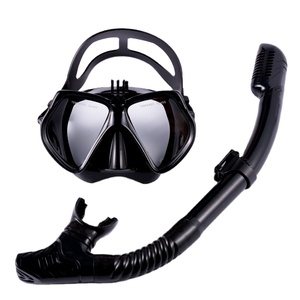Venta al por mayor de silicona suave equipo de buceo apnea natación Googles, montaje de cámara esnórquel máscaras de buceo - Product Image 5