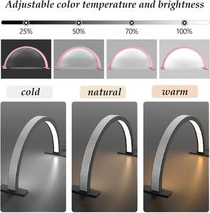 Новейшая <span class=keywords><strong>2025</strong></span> лампа Полумесяца настольная лампа для ресниц, высокая яркость для профессионалов - Product Image 4