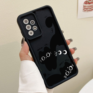 Funda Protectora Trasera para Teléfono Móvil <span class=keywords><strong>de</strong></span> TPU con Diseño <span class=keywords><strong>de</strong></span> Gato Negro para Samsung <span class=keywords><strong>Galaxy</strong></span> S26 Ultra A35 A56 - Product Image 2