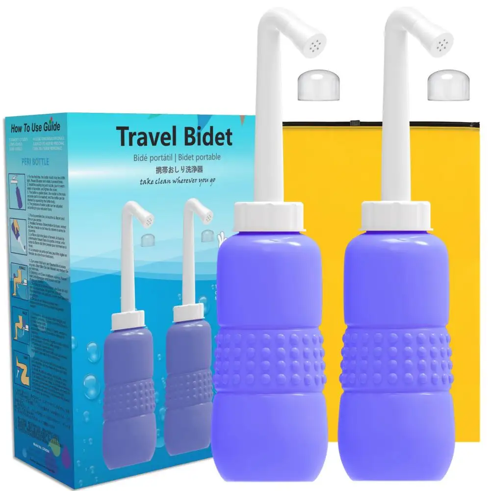 Bottle bidet portable for Postpartum Care, 450ml portable bidet Travel and Portable Perineal Bidet Bottle