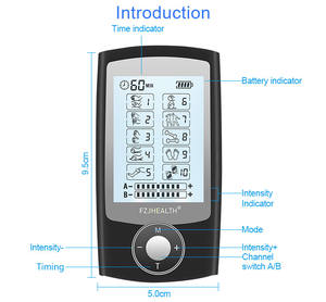 <span class=keywords><strong>Mini</strong></span> Unidade <span class=keywords><strong>TENS</strong></span> Portátil para Uso Doméstico, Massageador Eletrônico, Equipamento Médico ABS, Dispositivo Médico Classe II, Alívio da Dor da Artrite, EMS - Product Image 3