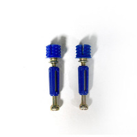 Raccord de boulon de joint d'armoire accessoires de meubles en plastique Mini boulons de bielle de fixation vis de boulon de verrouillage à came zingué