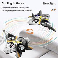 Nuevo Avión de Combate 2.4G V17, Modelo de Espuma EPP, Juguete de Avión, Planeador Volador, Control Remoto, Aviones Acrobáticos RC