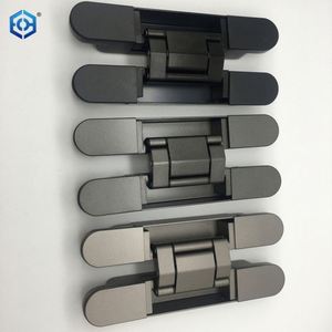 บานพับประตู3D แบบซ่อนปิดอย่างนุ่มนวล180องศาปรับได้บานพับประตูที่ปกปิดไว้หนัก - Product Image 2