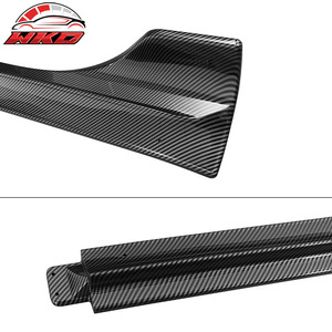 Jupes latérales style IKON V3 en fibre de carbone brillante pour Tesla Model Y 2020-2025 - Product Image 4