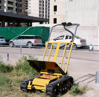 Chariot monte-escaliers électrique pliable à large base, outil de transport maniable en caoutchouc pour l'industrie, le commerce, l'entreposage et le travail agricole