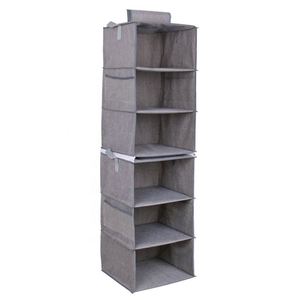 Hanging Closet Organizer Single Reversible Dustproof Folding <b>Shelves</b> Wardrobe Clothes Sweater Handbag Storage Garage Foldable - Product Image 6