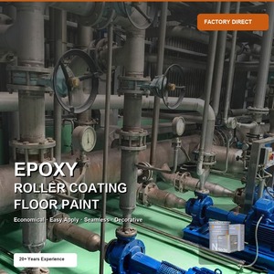 Peinture époxy pour sols, revêtement antistatique, résistant à l'usure, antidérapant, imperméable pour <span class=keywords><strong>garage</strong></span>, usine, atelier, béton - Product Image 1