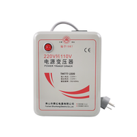 Transformateur abaisseur de tension monophasé haute performance Shunhong 1500W, 220V vers 110V, toroïdal, 500W 1KW 2KW 3KW, convertisseur de tension CE