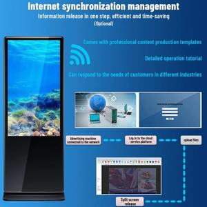 Pantalla Táctil de Pie para Interiores de 43 y 55 Pulgadas con Sistema Android, Tótem Publicitario, Señalización <span class=keywords><strong>Digital</strong></span> LCD y Pantallas para Interiores - Product Image 4