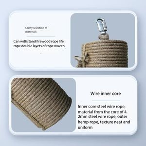 Seaman Feuerwehr mann Feuerfeste Rettungs leine 30Meter <span class=keywords><strong>Marine</strong></span> Brand bekämpfung ausrüstung Ccs Zulassung - Product Image 2