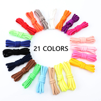 Lacets de chaussures en métal mat sans cravate, verrouillage de Capsule sans cravate, lacets élastiques plats
