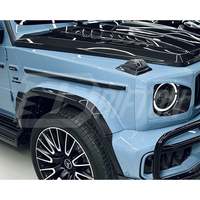 Jupes latérales TopCar en fibre de carbone sèche 3K/6K/12K, finition brillante/mate, protection UV, pour Mercedes Benz Classe G W465 G63 AMG 2024-ON