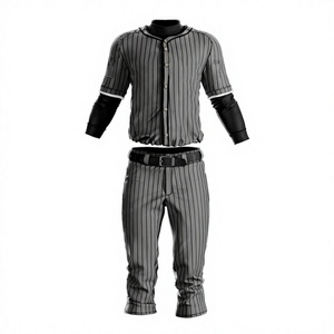 Conjunto de Pantalones y Camiseta de Béisbol para Hombre, Secado Rápido, Transpirable, Tallas Grandes, Todas las Temporadas, Corte Regular para Adultos - Product Image 1