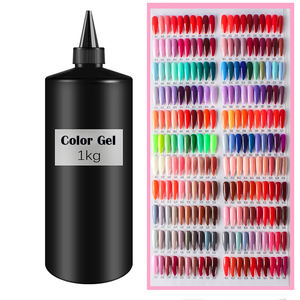 Groothandel 1Kg Bulk Nagellak 2000 + Kleuren Hoge Pigment Langdurige Uv/Led Soak Designer Franse Stijl Goedkope Prijs Fles - Product Image 5