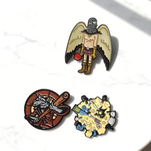 Pins de Esmalte con Diseños de Animales Lindos y Modernos, Populares, con Diseño Personalizado, Impresión Gratuita, de Aleación de Zinc Metálico - Product Image 6