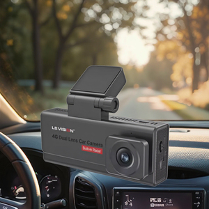 LS tầm nhìn 4K WIFI GPS ống kính kép Dash Cam 4K Video Recorder Đen Car DVR Front & Rear View CCTV Dashcam & hộp đen - Product Image 1