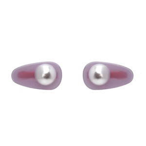 ปิ่นปักผมสีม่วงอะซิเตทสำหรับผู้หญิงกิ๊บปากเป็ดอุปกรณ์เสริมผมข้างสไตล์นางฟ้าพีซีทันสมัยสำหรับตกแต่งผมสำหรับเด็กผู้หญิงผมหลงทาง - Product Image 5