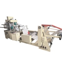Máquina para Servilletas de Papel con Impresión a Color, Plegado 1/4, 1/6, 1/8, Control PLC para Restaurantes