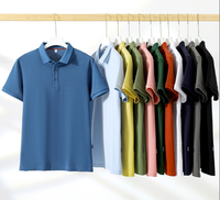 T-shirt en coton 100% pour homme, col montant, tricoté, formel, personnalisé avec logo, séchage rapide, 160 g/m², haute qualité, vente en gros