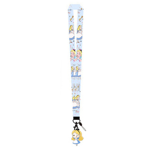 Lanière personnalisable écologique en polyester tissé par transfert thermique, motifs dessin animé <span class=keywords><strong>Elsa</strong></span> Alice Sirène, pour téléphones portables et usage scolaire - Product Image 5