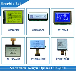 Écran Lcd personnalisé, panneau tactile Monochrome, 16x2 personnages, 128x64 mpx, Fstn 7 sections, Va I2C