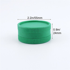 Colorful 2 Layer Design Biodegradable Herb Grinder Eco-friendly Material New Degradable Tobacco Grinder Smoking Accessories - Product Image 5