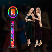 Kamera Photo Booth Pesta GT iPad Pernikahan Acara Bisnis Dilengkapi Wi-Fi/Bluetooth Konstruksi Aluminium Cetak Instan 8 Orang