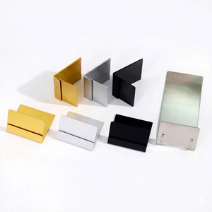 Porte-stylos mural triangulaire et hexagonal en métal électroplaqué, rangement de bureau, marqueur de tableau <span class=keywords><strong>blanc</strong></span>, gomme - Product Image 2