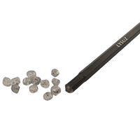 Testeur de dureté des minéraux de diamant Mohs 10 LYSUZ pour pierres précieuses, bijoux, pierres brutes, outils d'identification de la construction de sols