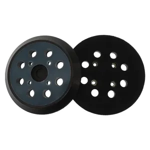 High Quality 5 Inch Blue Plastic Hook and Loop Sanding Plate with 8 Holes and 4 Bolts Sanding Pad