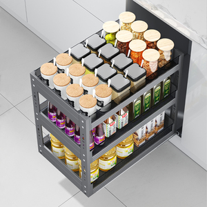 Organizador de Especias Extraíble HNOSS para Cocina, Paquete de 2, Cesta Vertical Estrecha para Especias - Product Image 4