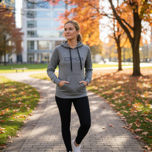 DKB Sudadera con capucha de seda para mujer con logotipo bordado en 3D Sudadera para mujer con bordado de toalla - Product Image 3