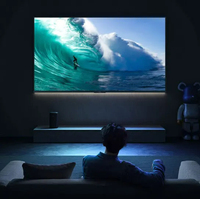 TV LCD Pintar Gaming Baru Original MI X65 65 Inci 4K 120Hz 3+32GB Penyimpanan Besar Hitam NTSC L65R8-X