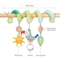 Bébé Multifonctionnel Lit Cloche Chariot Suspendu Lit Cloche Éducation Précoce Animal Lit Pendentif Bébé Confort En Peluche Jouet