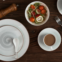 Vaisselle en Porcelaine Fine Durable, Assiettes et Tasses à Thé, Services de Table de Luxe pour Mariages, Fournisseurs Européens
