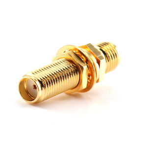 SMA-KK Straight RF <b>Adapter</b> SMA KK Jack female to connector ROHS Gold-plated Brass 50 Ohm 1.5 - Product Image 1