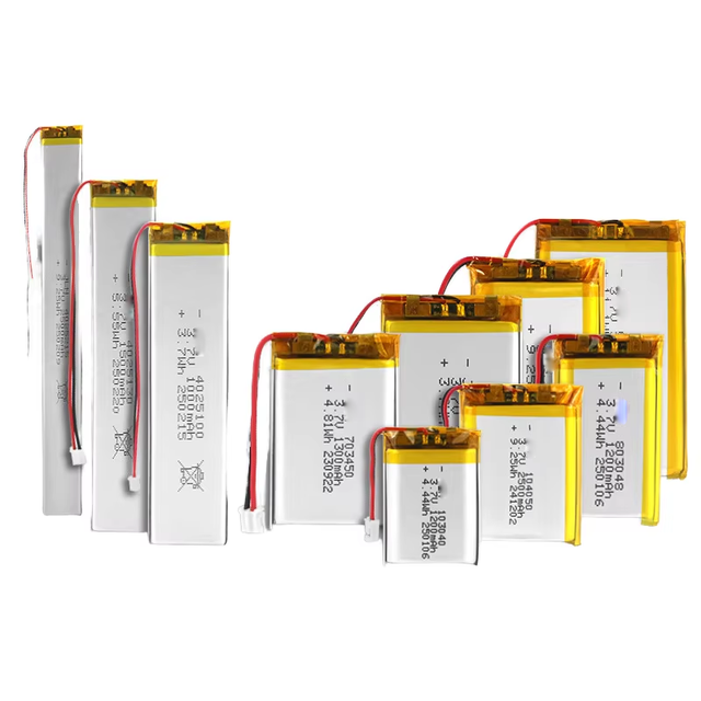 New Lipo 704060 Lithium Polymer Battery Rechargeable Li-Polymer Pouch Cell with Custom Made PCB Connector